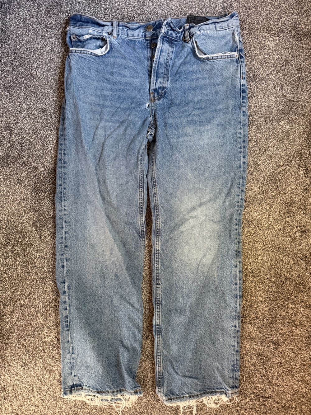 Zara 8 Women’s Light Blue Relaxed Denim Jeans